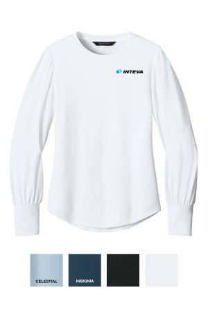 Mercer+Mettle Women's Stretch Jersey
  Long Sleeve Blouson Top