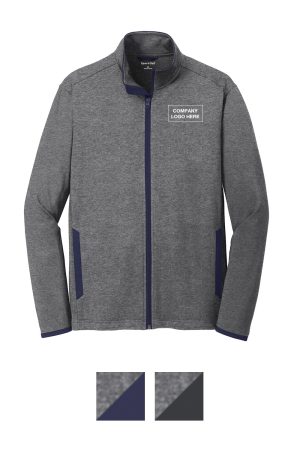 Sport-Tek - Sport-Wick Stretch Contrast Full-Zip Jacket.